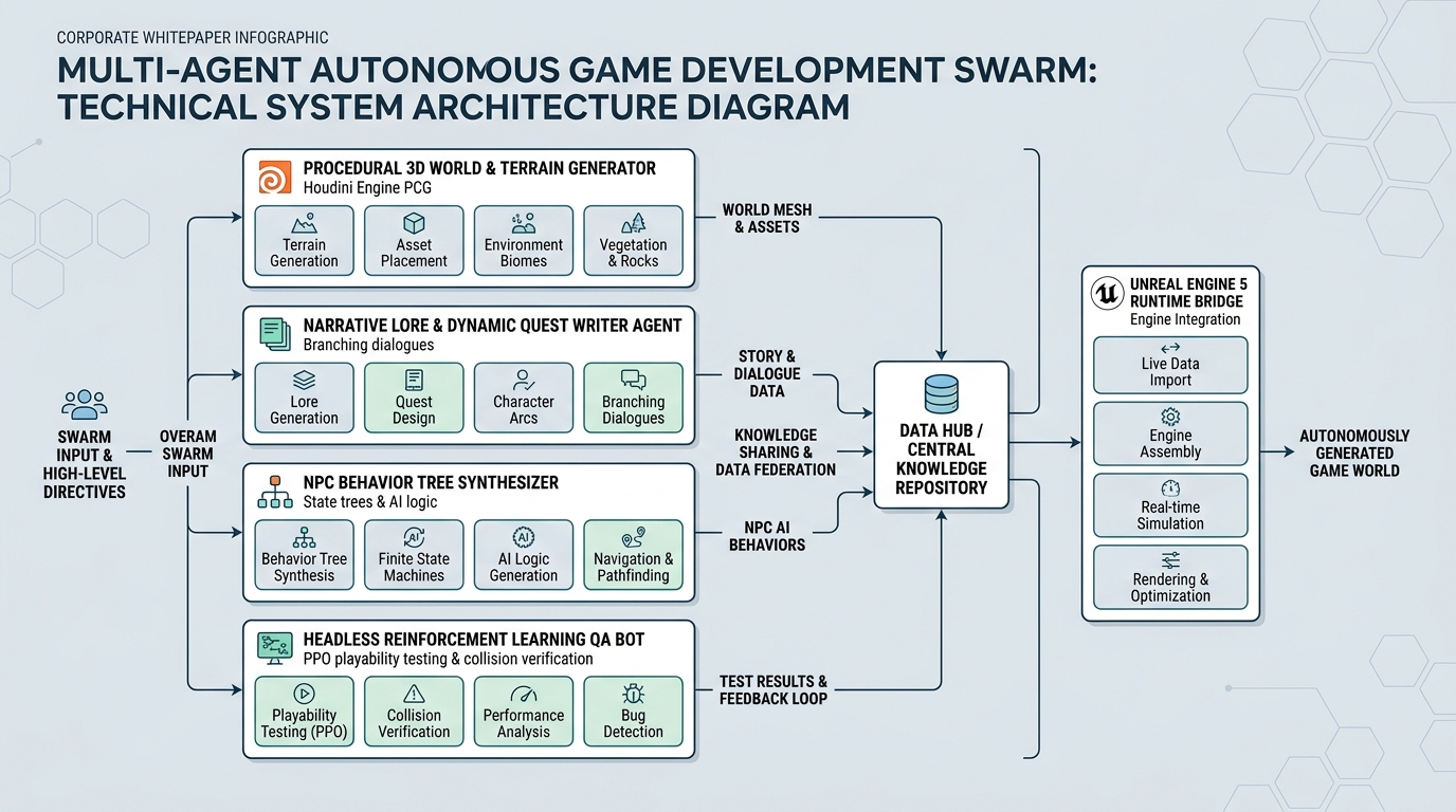 Multi-Agent Collaboration in Autonomous Game Development Architecture Blueprint