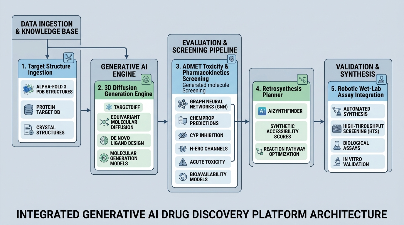 Generative AI in Modern Drug Discovery Architecture Blueprint