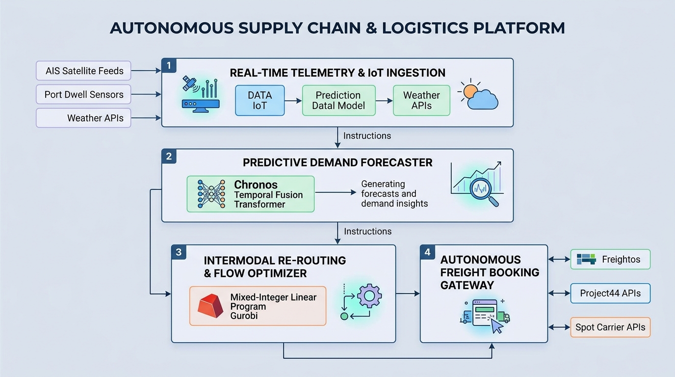 Transforming Logistics with Autonomous Supply Chain Agents Architecture Blueprint